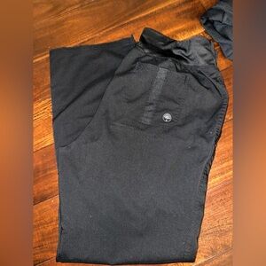 Healing Hands Black Straight Leg Scrub Pant